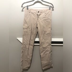 Kuhl Girl’s (like new) Splash Roll-up pants, size XL (14) kids, color khaki